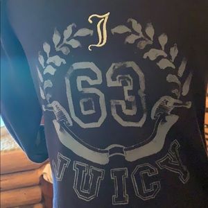 EUC navy juicy couture zip hoodie sz m buy jacket &joggers & get a great price